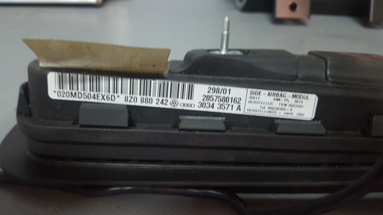 AIRBAG SUVOZACA AUDI A2 > 99-05 8Z0880242 020MD504EX6D
