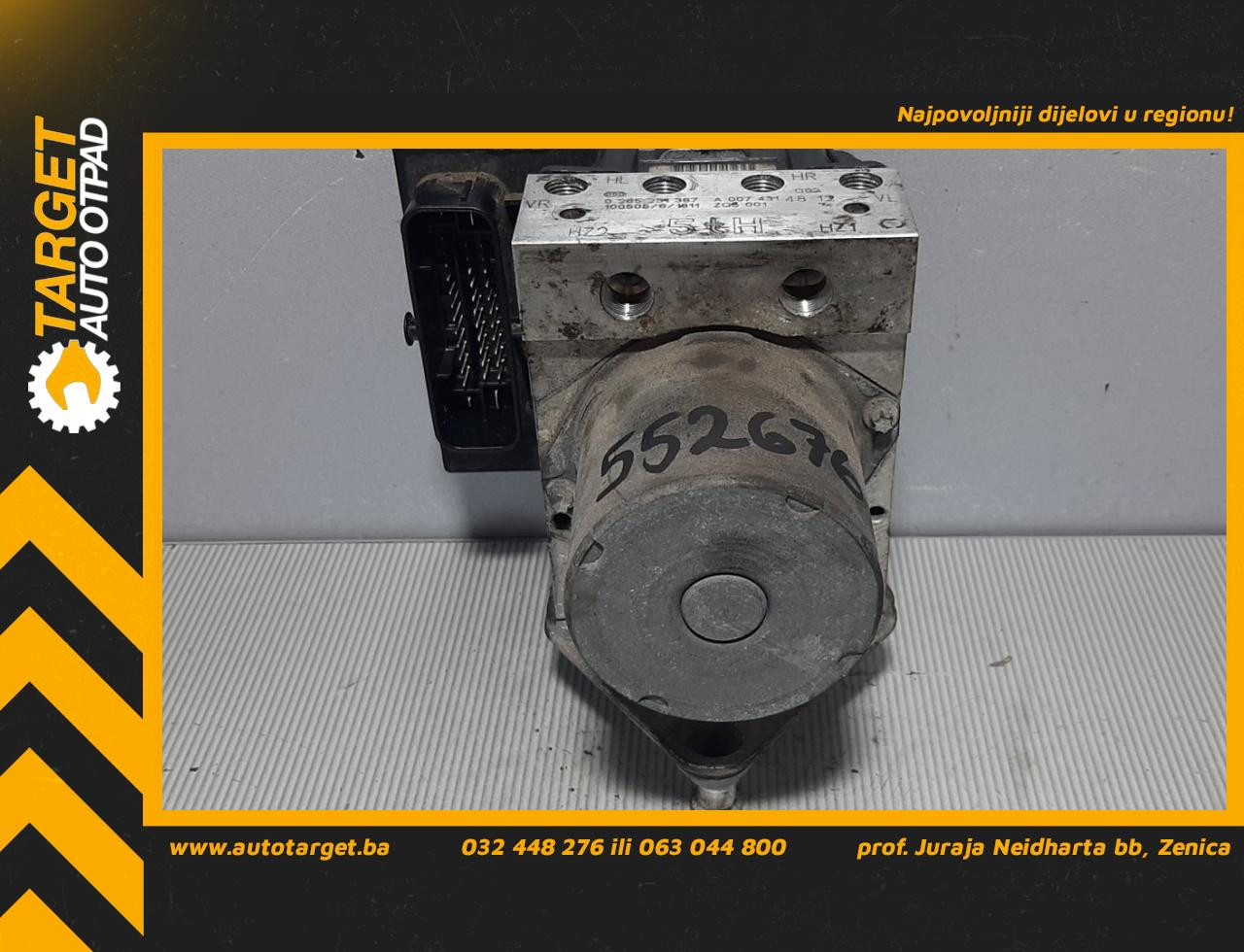 ABS ELEKTRONIKA MERCEDES SPRINTER > 06-13 A0074314812