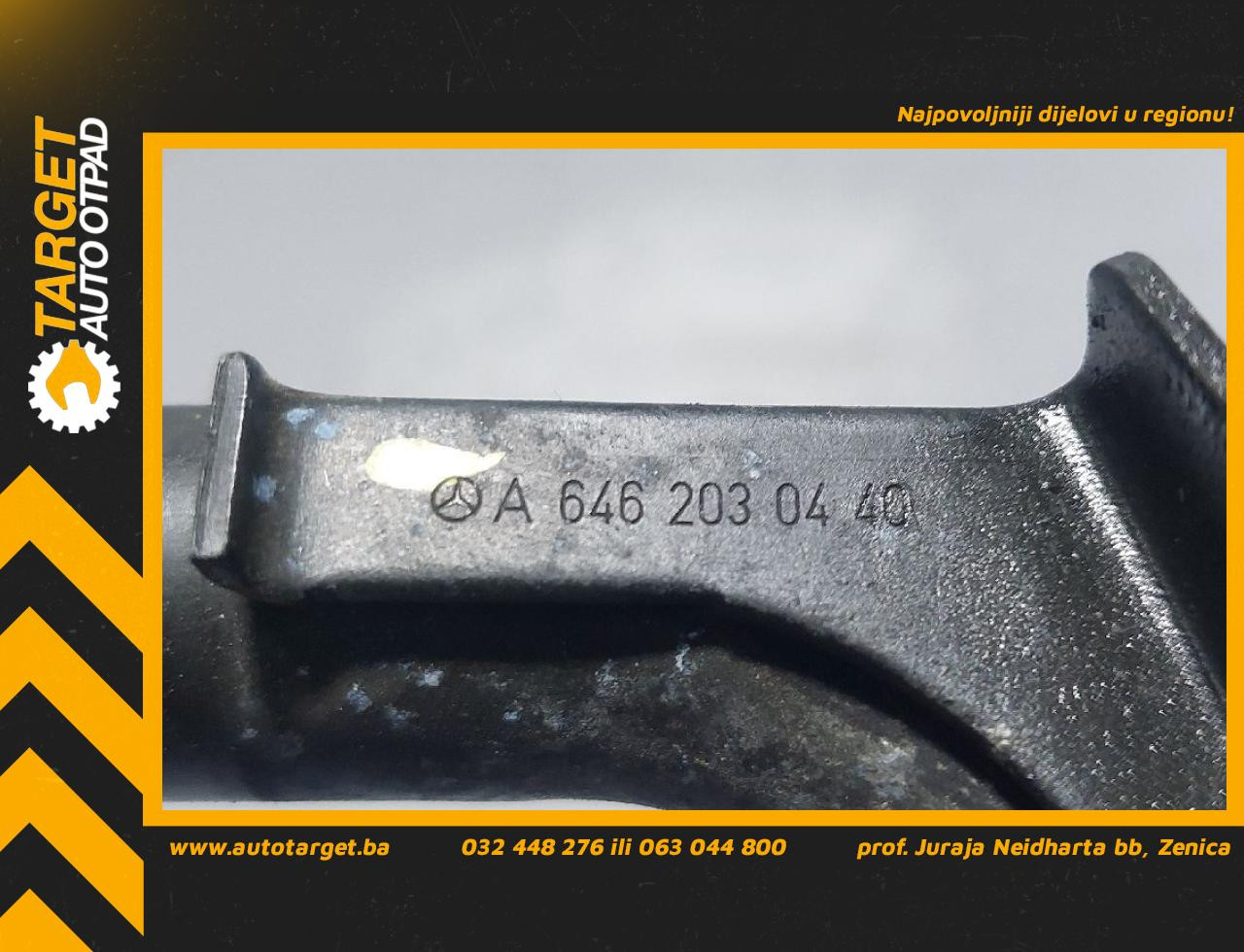 DIJELOVI CRIJEVO MERCEDES C KLASA (W203) > 04-07 2.2 A6462030440