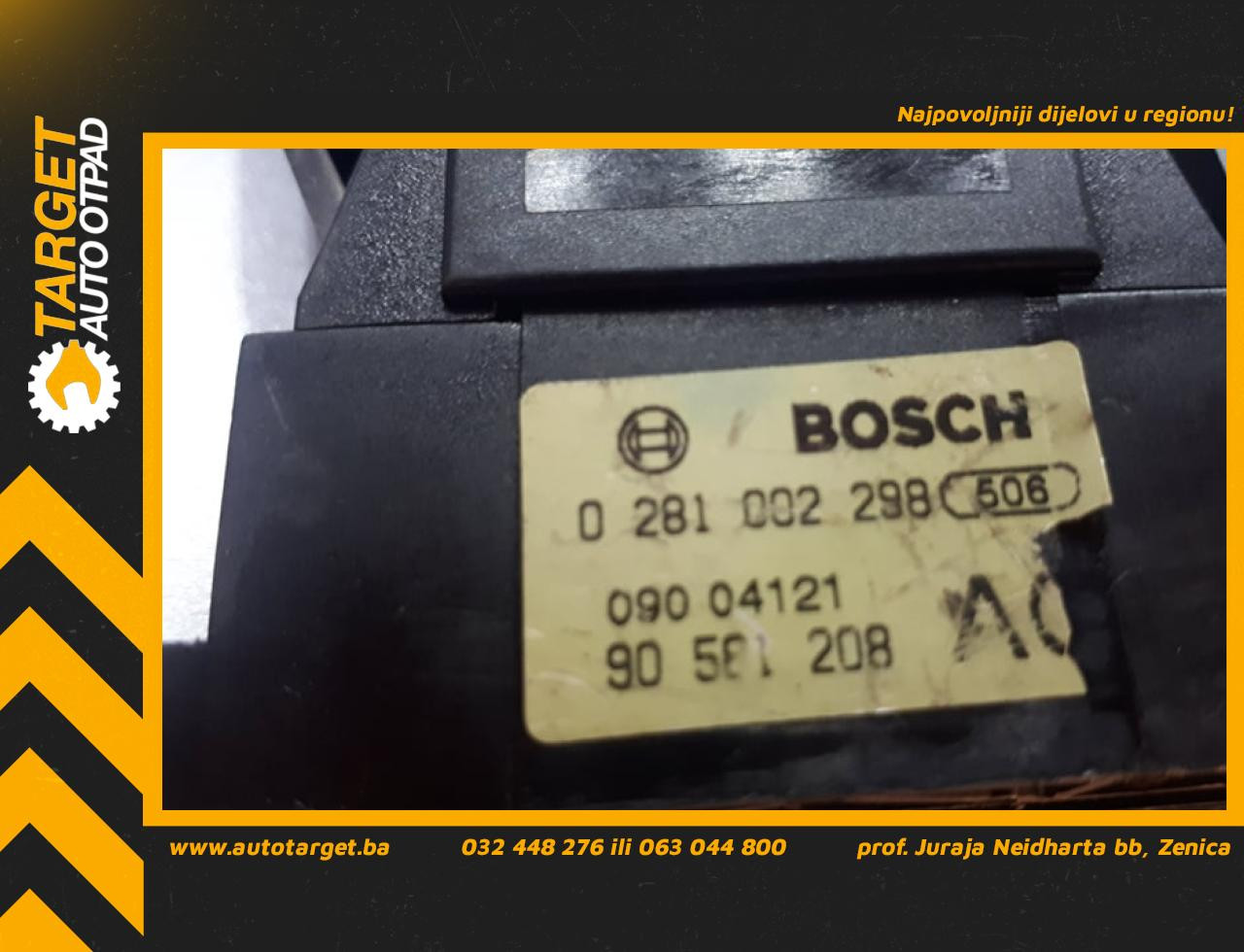 DIJELOVI PAPUCICA GASA OPEL ZAFIRA > 99-05 0281002298