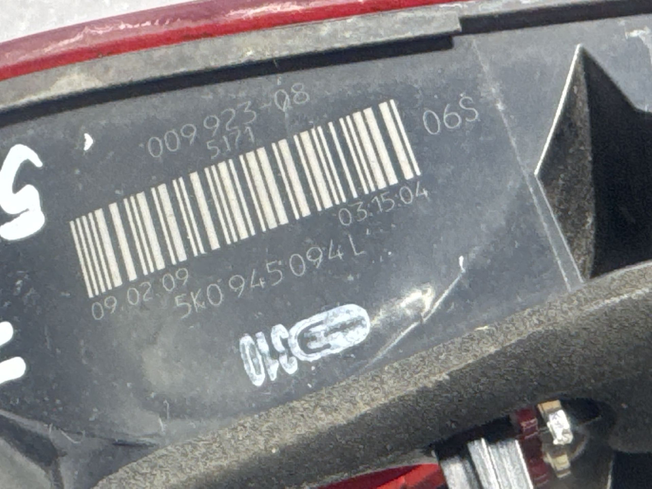 DIJELOVI STOP SVJETLO VW GOLF 6 > 08-12 5K0945094L