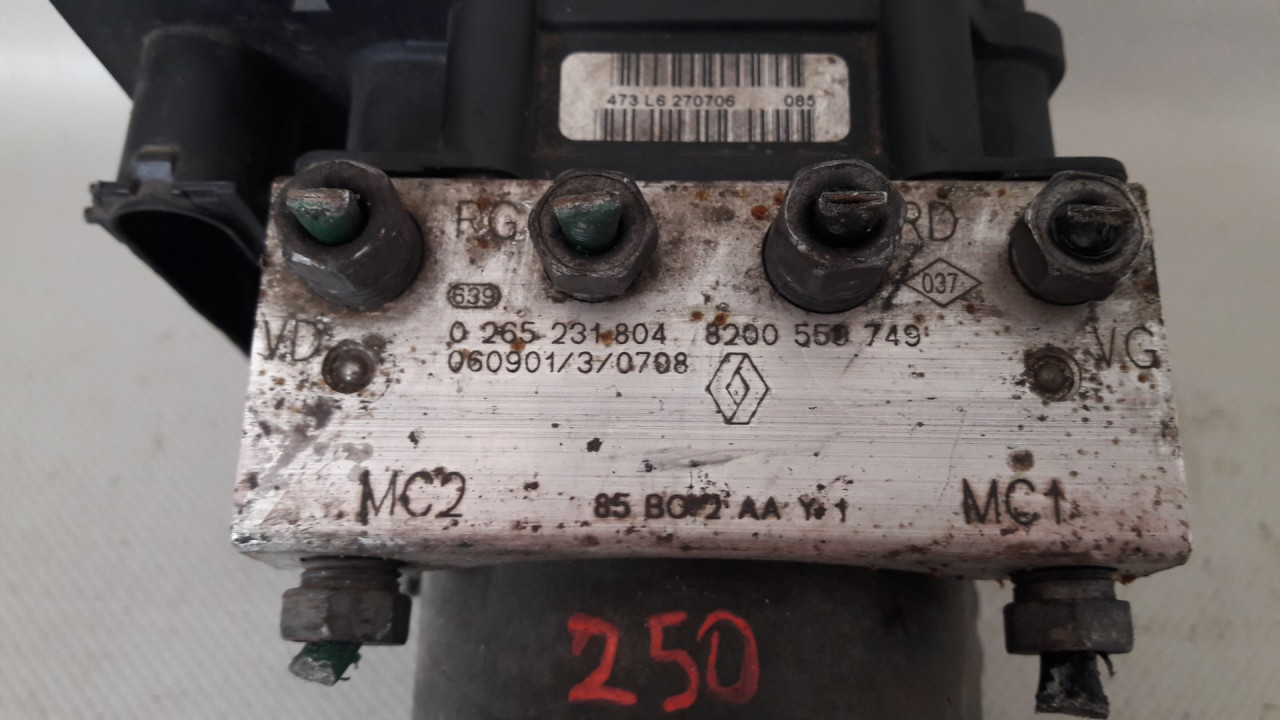 ABS ELEKTRONIKA RENAULT CLIO > 05-09 8200569749 0265231