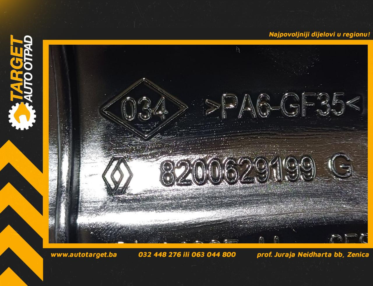 DIJELOVI DEKLO RENAULT CLIO > 12-16 1.5 8200629199