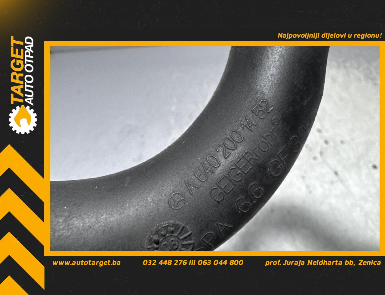 DIJELOVI CRIJEVO MERCEDES B KLASA (W245) > 05-08 2.0 A6402001452