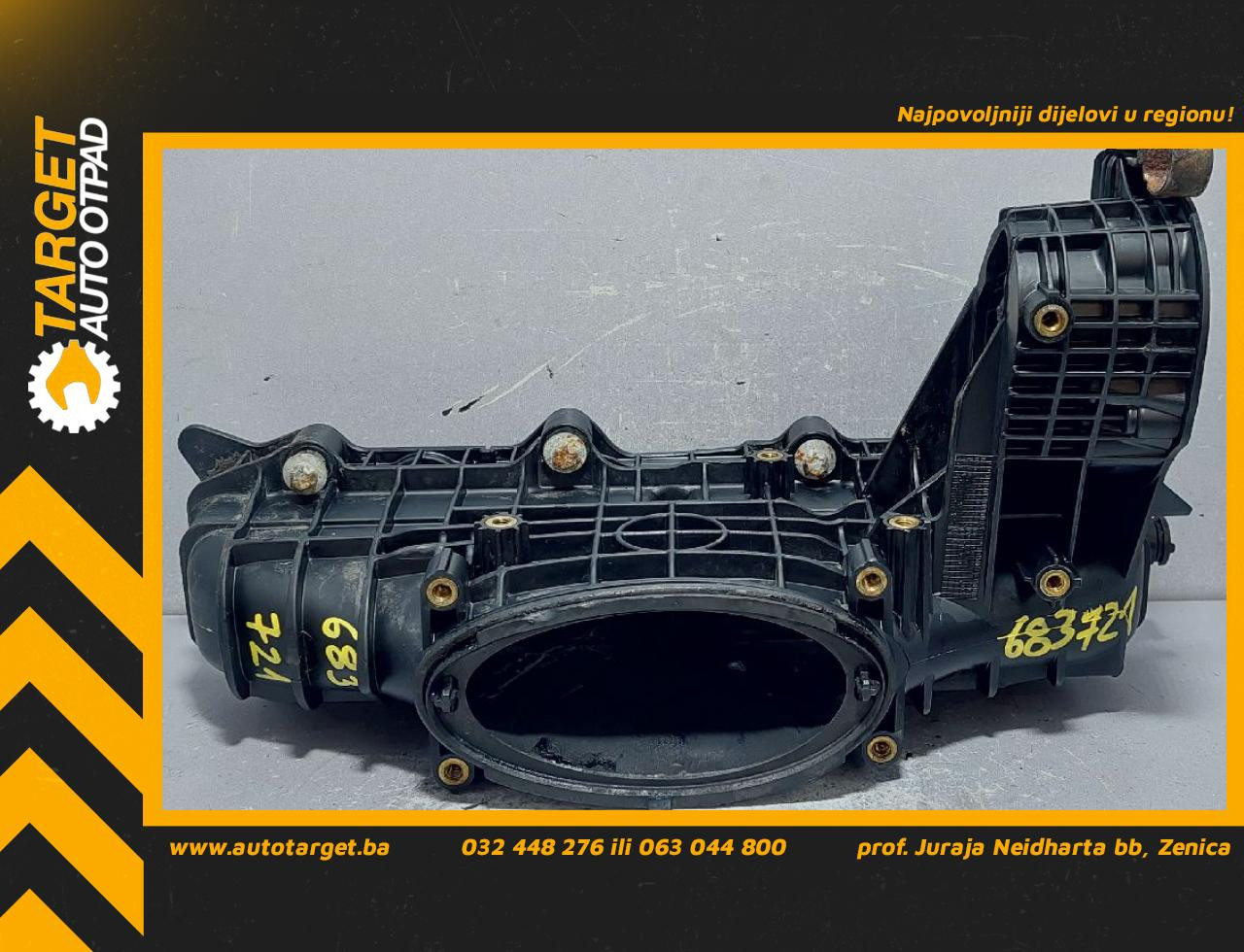 DIJELOVI USISNA GRANA MERCEDES SPRINTER > 06-13 2.2 A6510903037