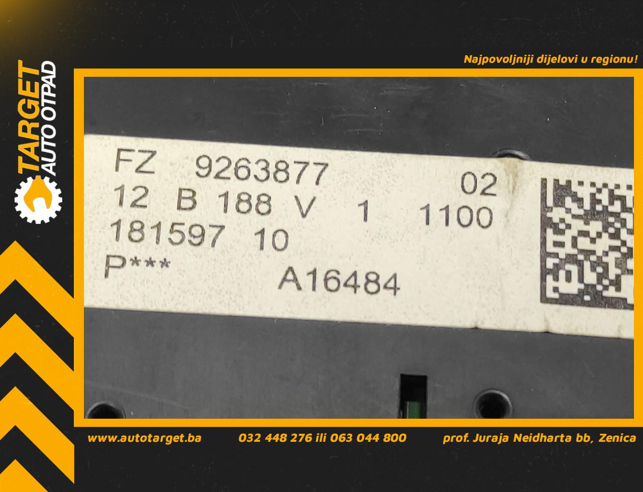RASVJETA U KABINI BMW SERIJA 1 (F20/F21) > 11-15 9263877