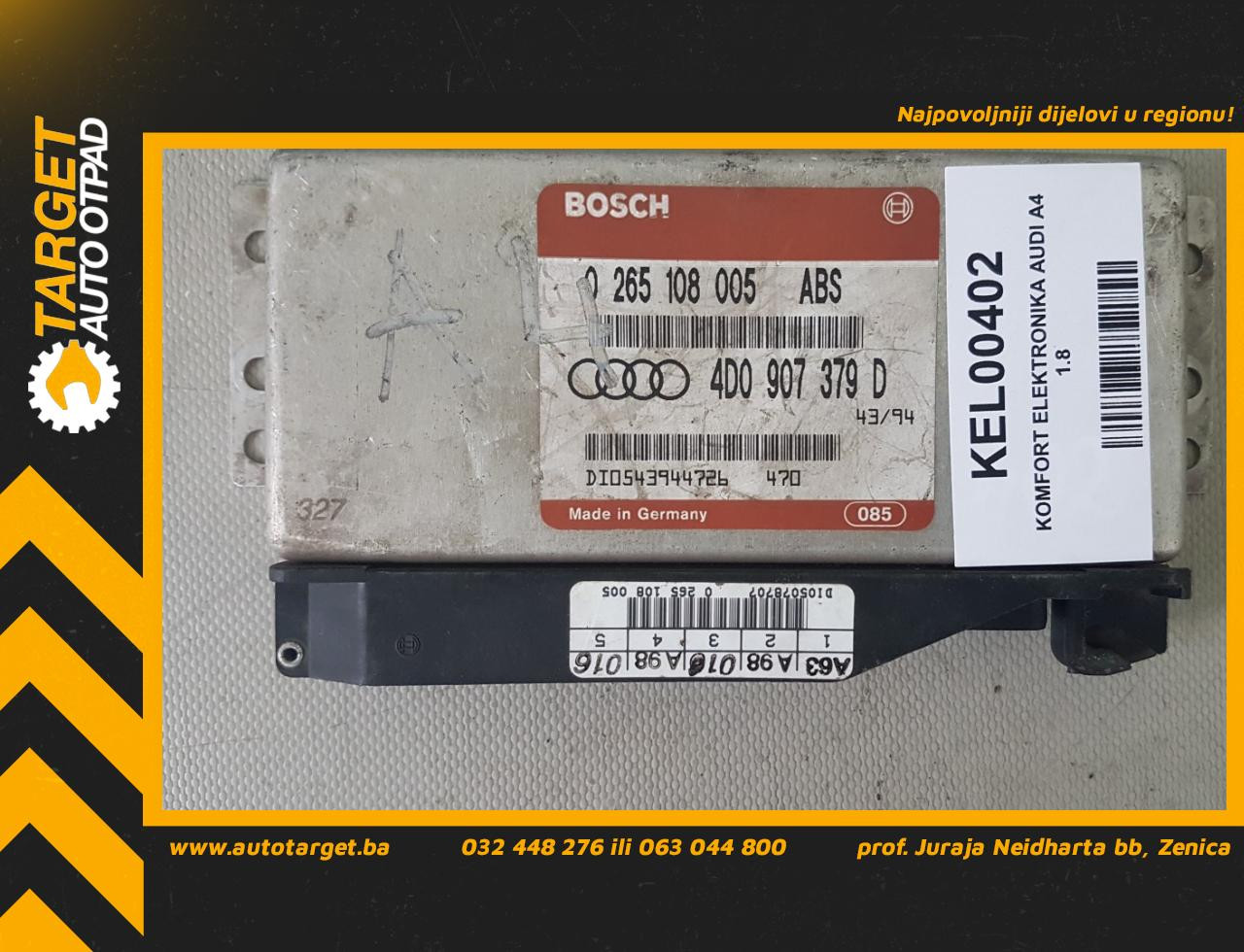 KOMFORT ELEKTRONIKA AUDI A4 (B6) > 00-04 4D0907379D 026