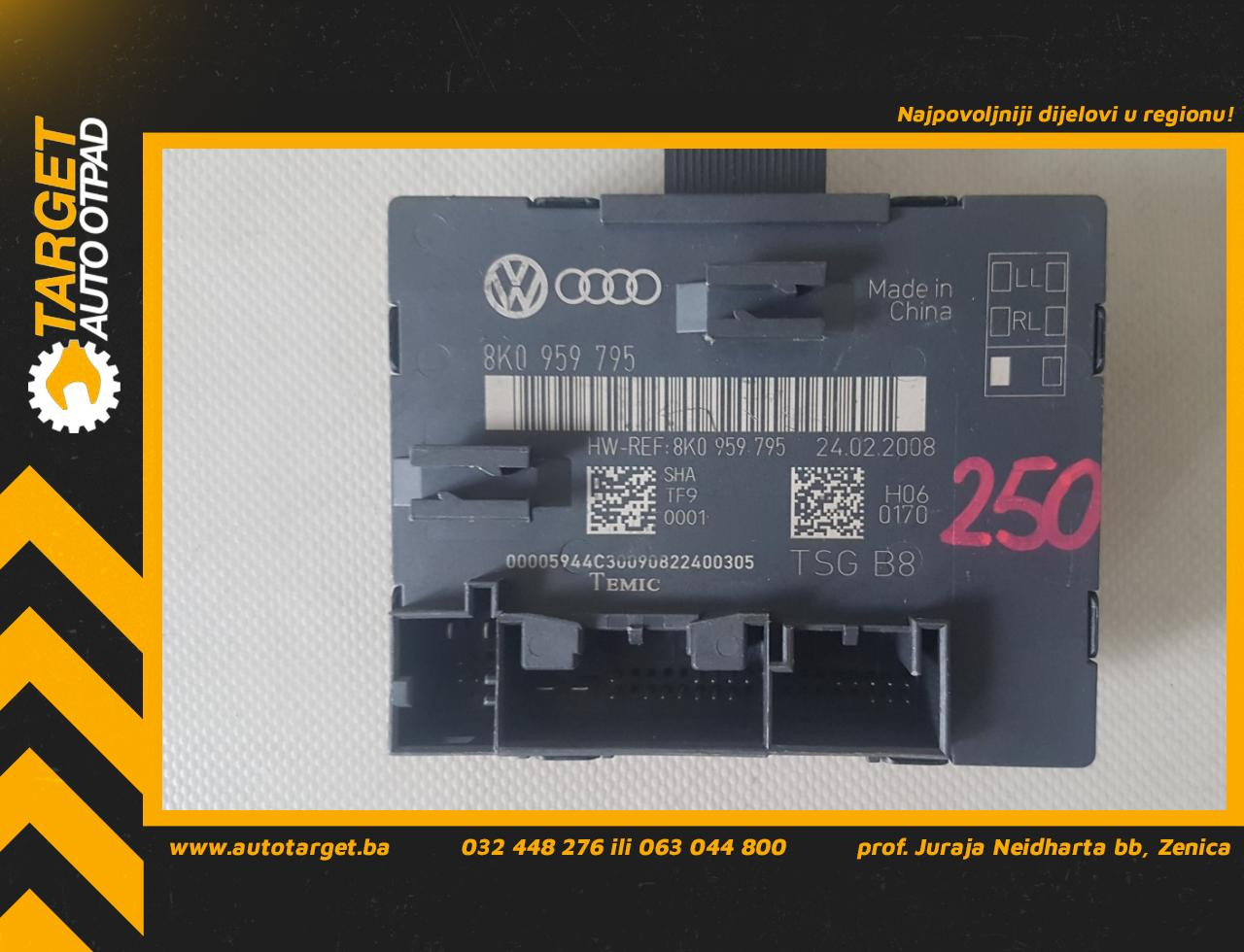 KOMFORT ELEKTRONIKA AUDI A4 (B7) > 04-07 8K0959795 8K09