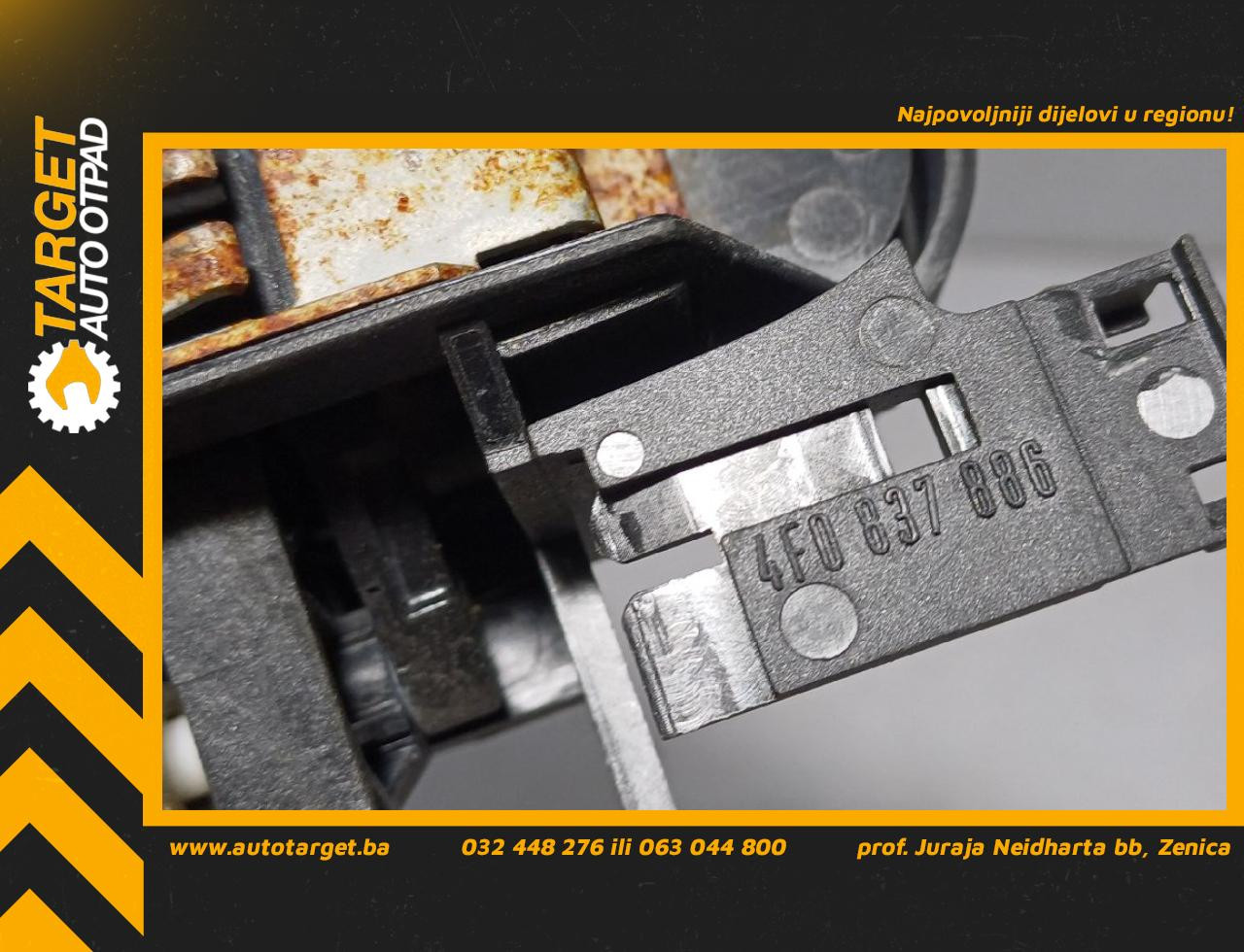 DIJELOVI RUCKA VRATA AUDI A6 > 08-11 4E0837886