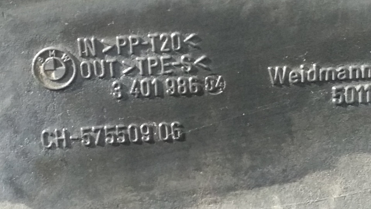UNUTRASNJI BLATOBRAN BMW X3 (E83) > 04-07 340198604
