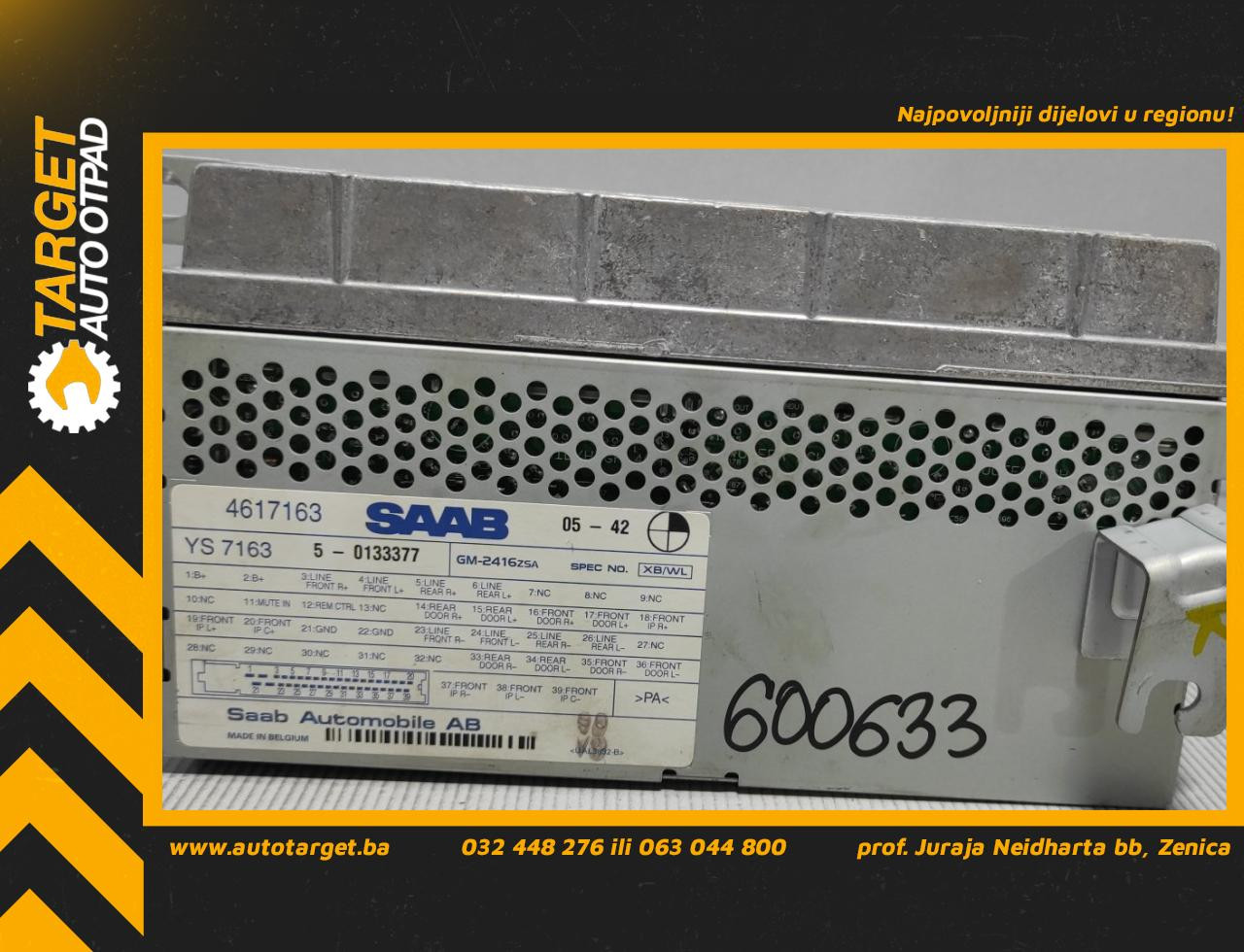 DIJELOVI POJACALO SAAB 9-5 > 06-09 4617163