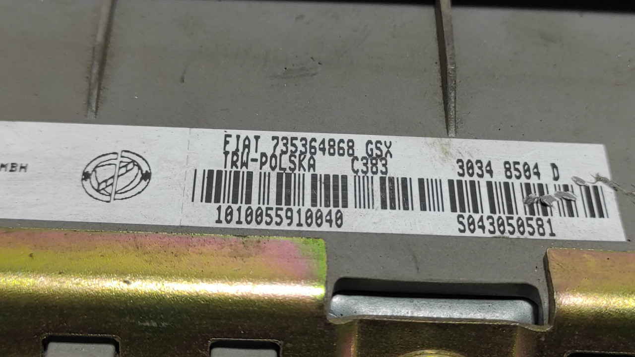 AIRBAG SUVOZACA FIAT PANDA > 03-11 735364868GSX