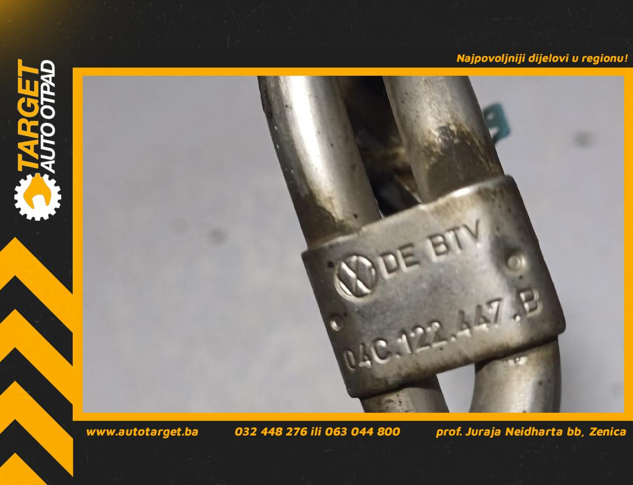 DIJELOVI CRIJEVO TURBINE AUDI A1 > 14-18 04C122447B