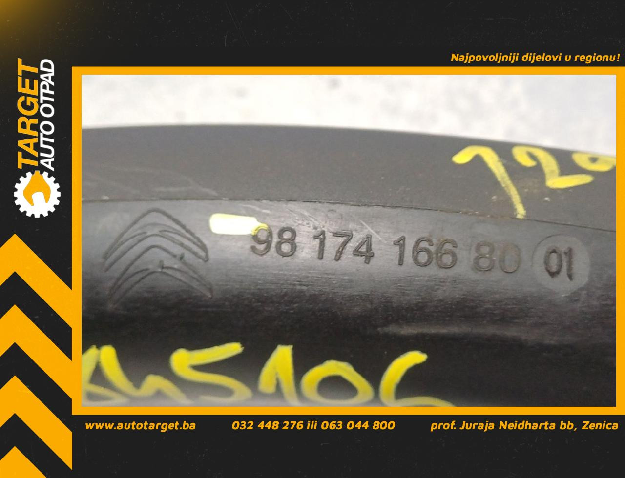 DIJELOVI CRIJEVO OPEL CROSSLAND X > 17 - 20 1.2 9817416680