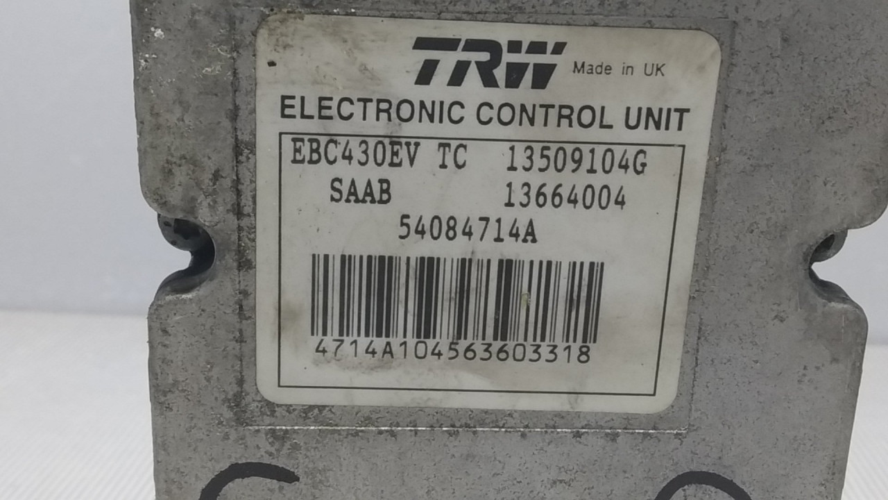 ABS ELEKTRONIKA SAAB 9-3 > 03-07 54084714A 12801328TC