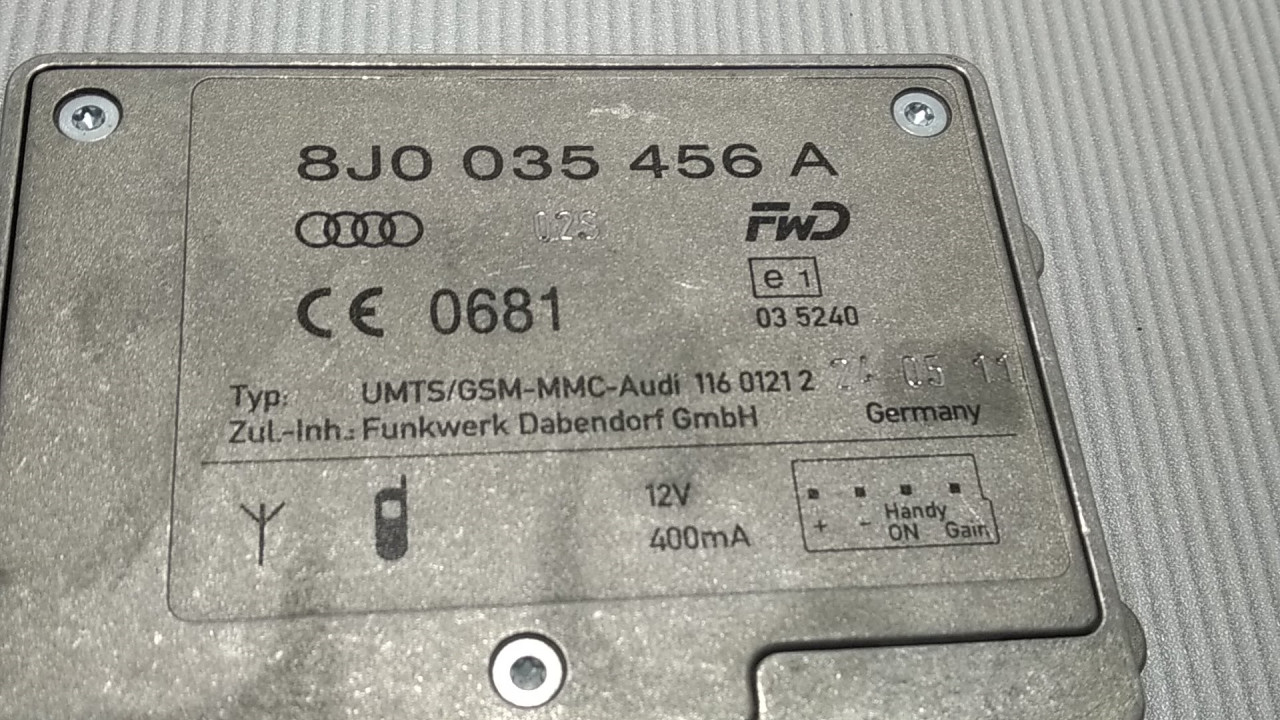 DIJELOVI ELEKTRONIKA MODUL AUDI A4 (B8) > 07-11 8J0035456