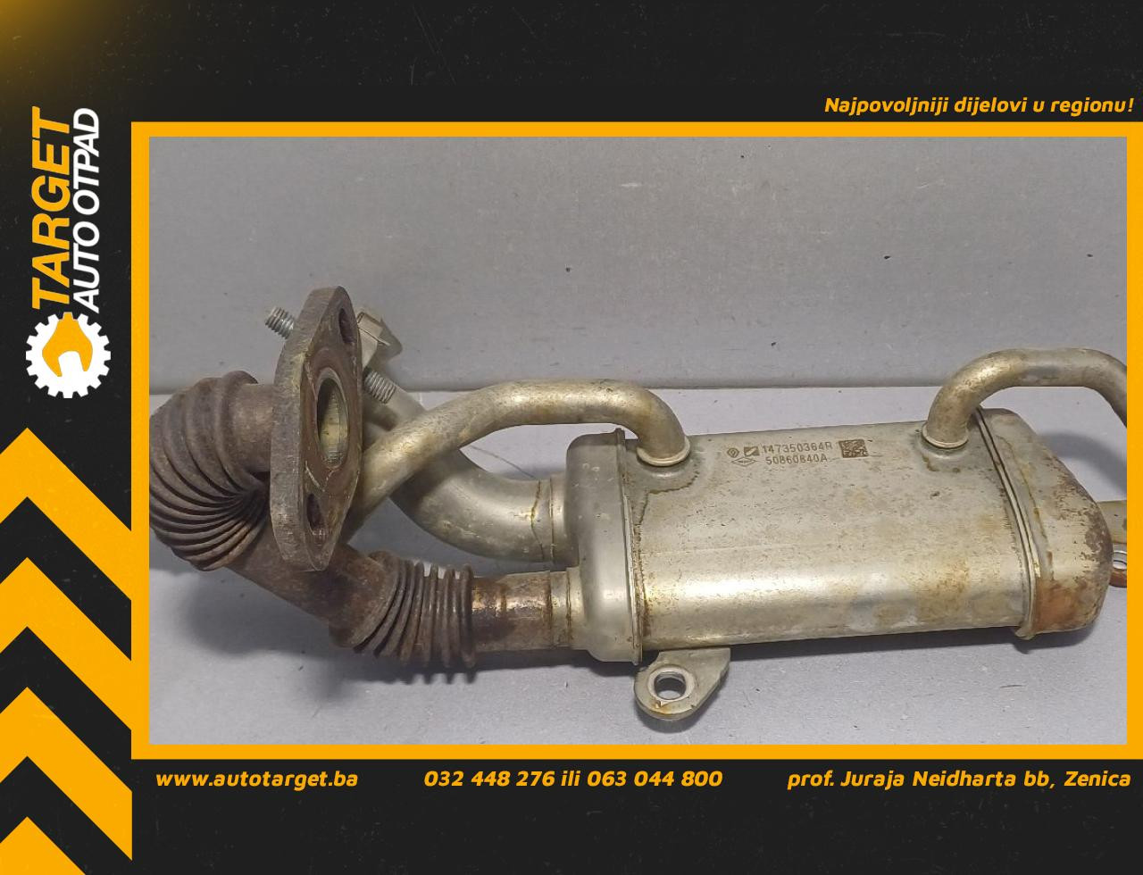 HLADNJAK EGR VENTILA NISSAN NV200/EVALIA > 09- 147350364R
