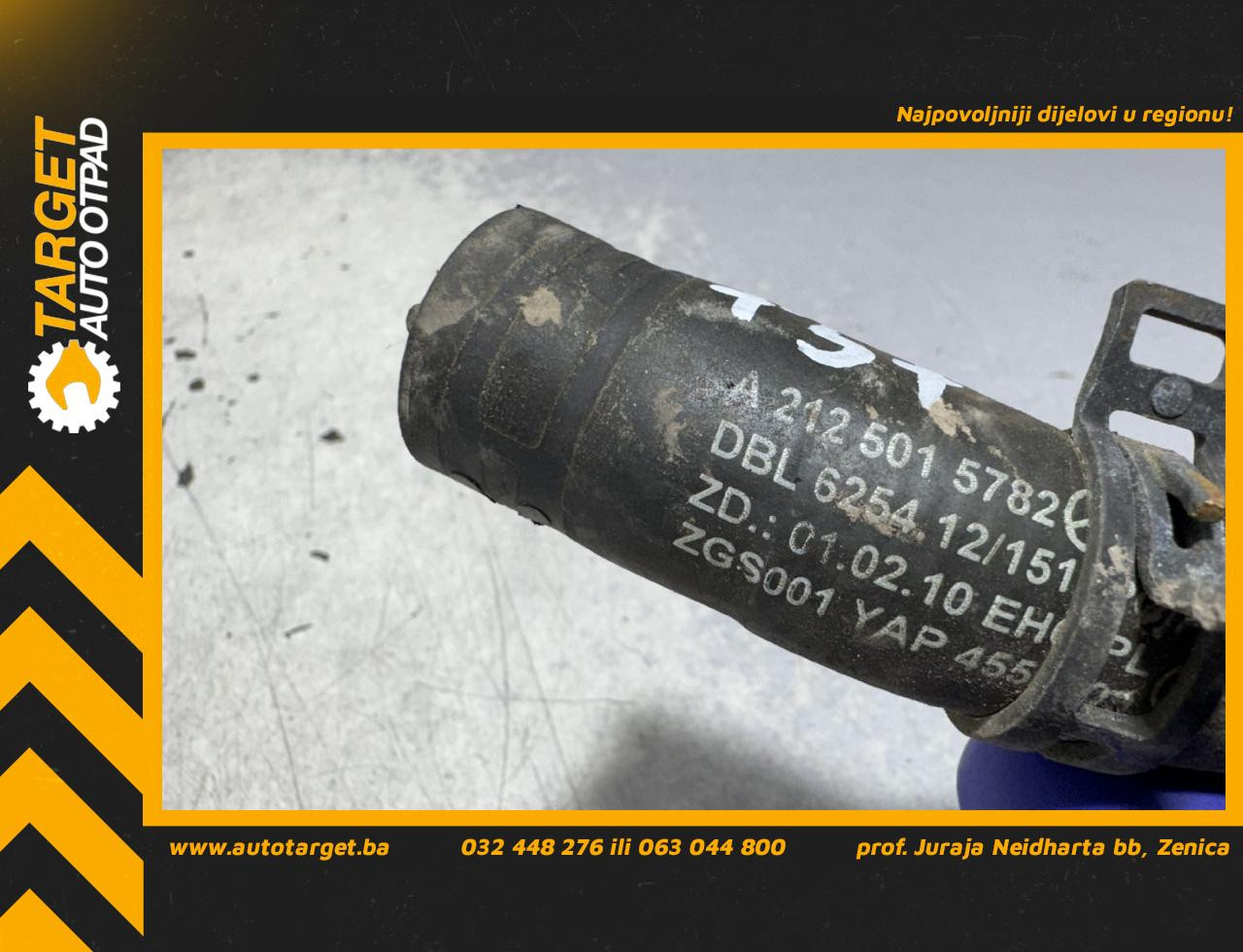 DIJELOVI CRIJEVO MERCEDES E KLASA (W212) > 13-16 2.2 A2125015782