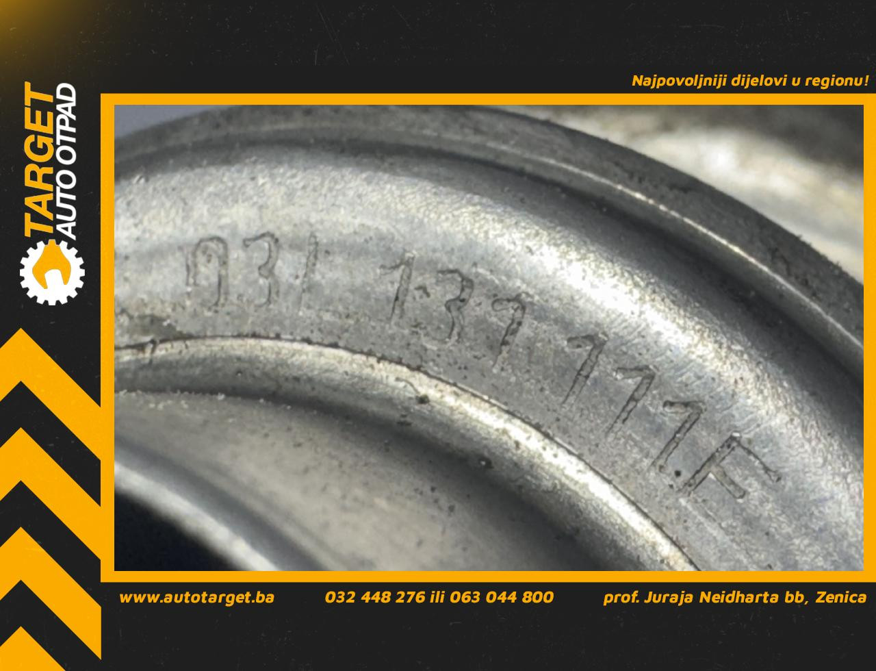 DIJELOVI CRIJEVO TURBINE AUDI A4 (B8) > 07-11 2.0 03L131111E
