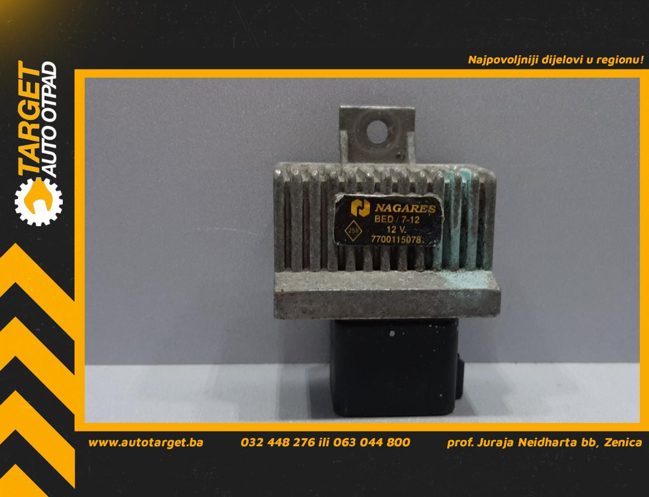 DIJELOVI ELEKTRONIKA RELEJ RENAULT SCENIC > 03-06 770115078