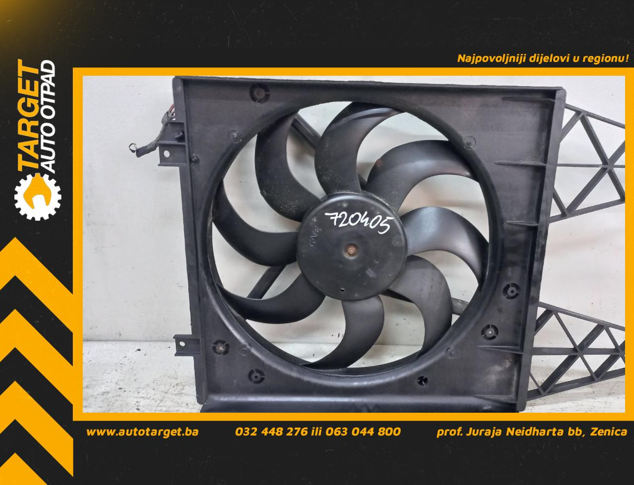 DIJELOVI VENTILATOR SKODA FABIA > 07-10 1.4