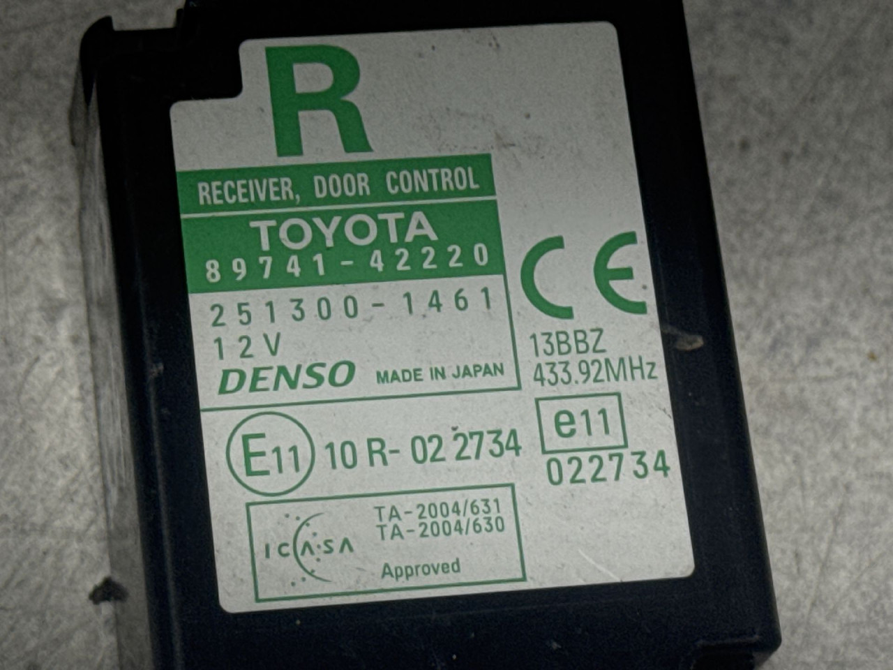 ELEKTRONIKA MODUL TOYOTA RAV 4 > 06-09 8974142220