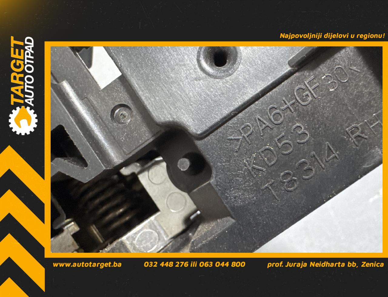 DIJELOVI UNUTRASNJA RUCKA VRATA MAZDA CX5 > 12-15 2.2 KD53T8314