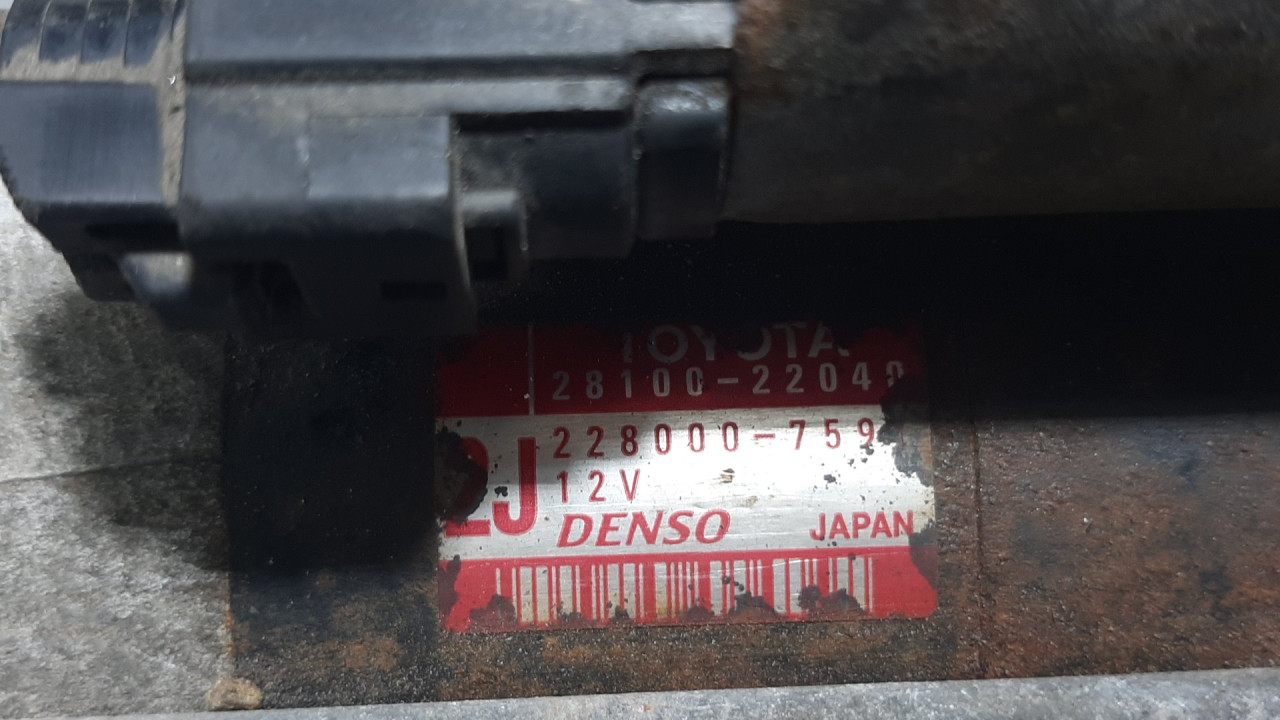 DIJELOVI ALNASER TOYOTA AURIS > 07-10 1.4 2280007591