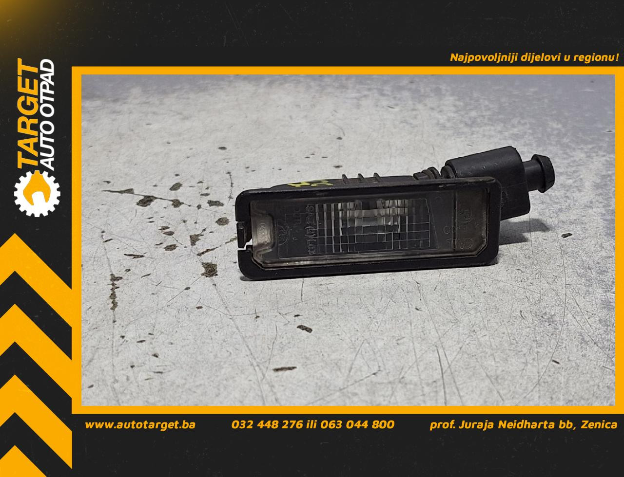 DIJELOVI RASVJETA TABLICA VW GOLF 7 > 12-16 1K8943021
