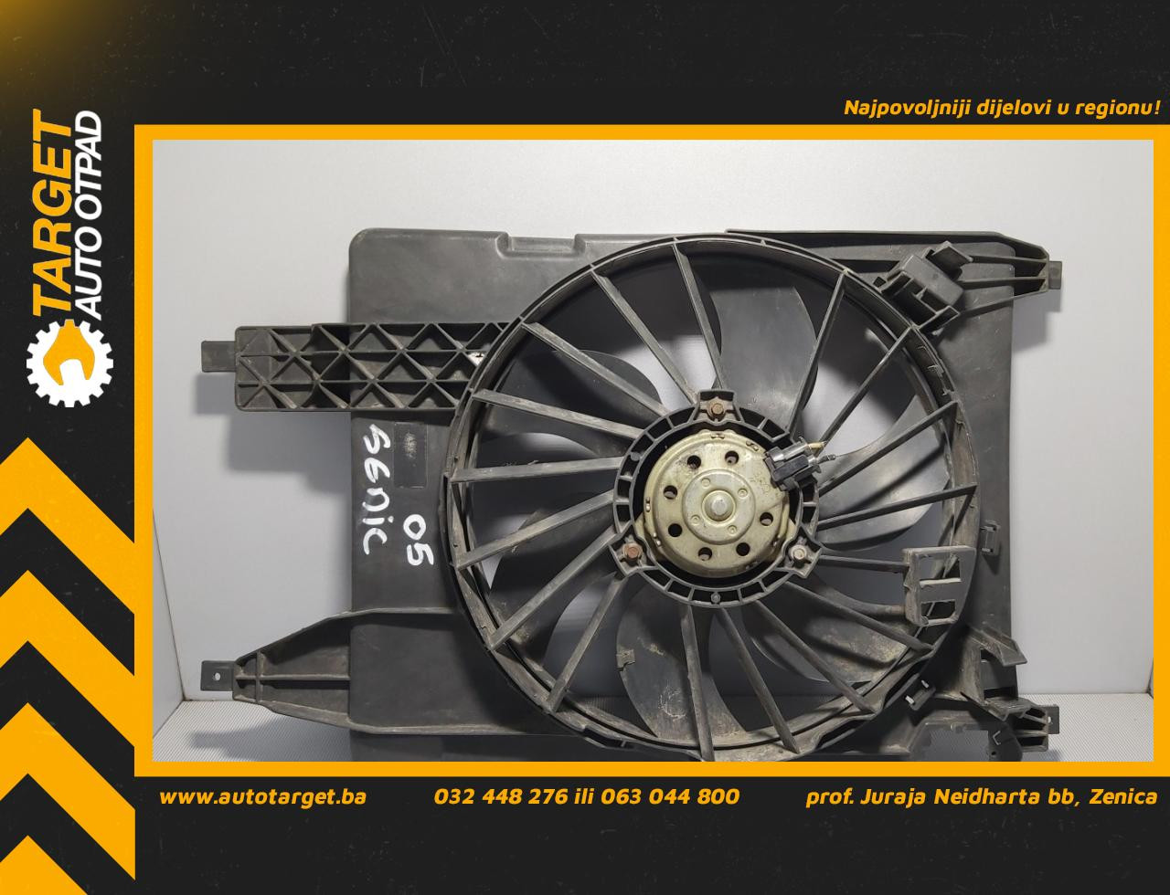 DIJELOVI NOSAC VENTILATORA RENAULT SCENIC > 03-06 8240357