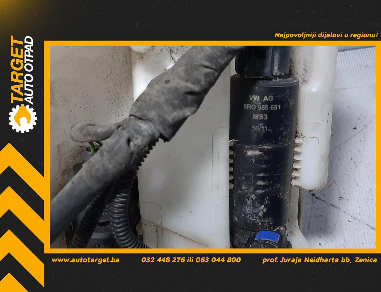 DIJELOVI PRSKALICA ZA FAROVE VW POLO > 09-14 1.6 6R0955681
