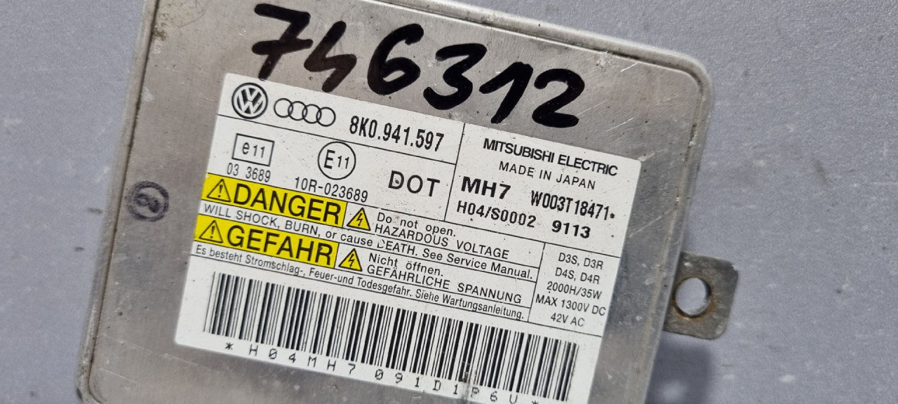 BALAST FARA AUDI A3 (8V1/8VA) > 12-16 8K0941597