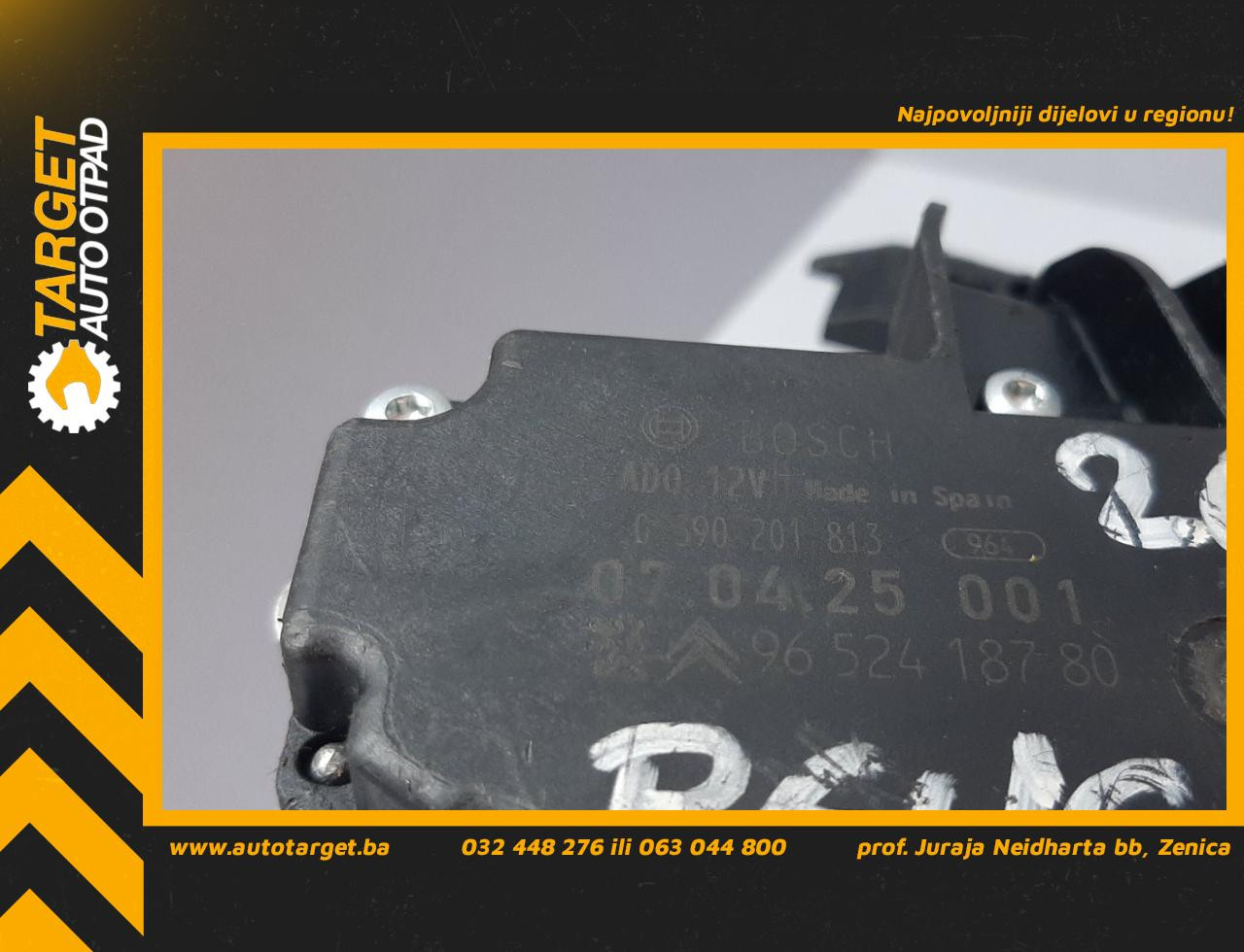 DIJELOVI MOTORIC BRISACA PEUGEOT 207 > 06-09 0390201813