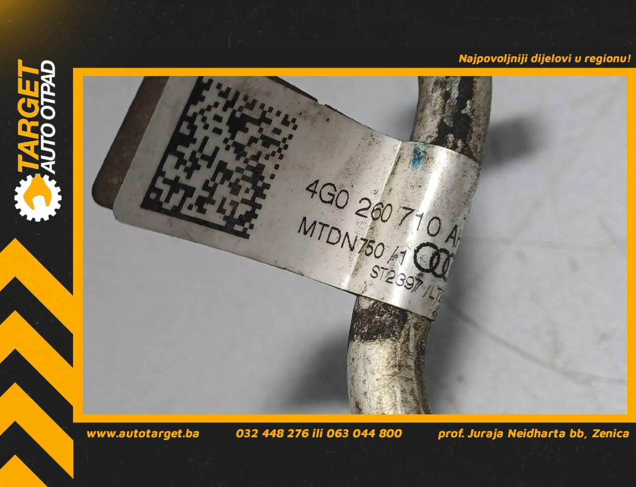 DIJELOVI CRIJEVO KLIME AUDI A6 4G > 14-18 2.0 4G0260710AH
