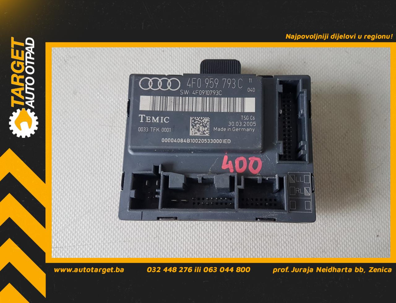KOMFORT ELEKTRONIKA AUDI A6 > 04-08 4F0959793C 4F091079