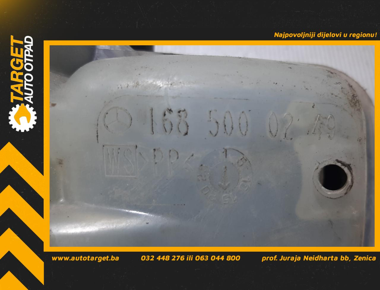 BOCA VODE MERCEDES A KLASA (W168) > 97-01 1685000249