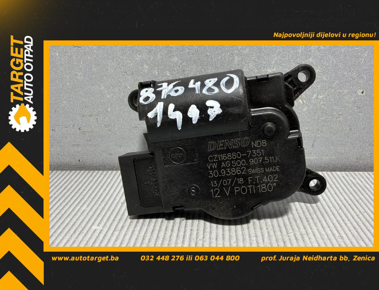 DIJELOVI MOTORIC KLAPNE VW PASSAT B8 > 14-19 2.0 5Q0907511K