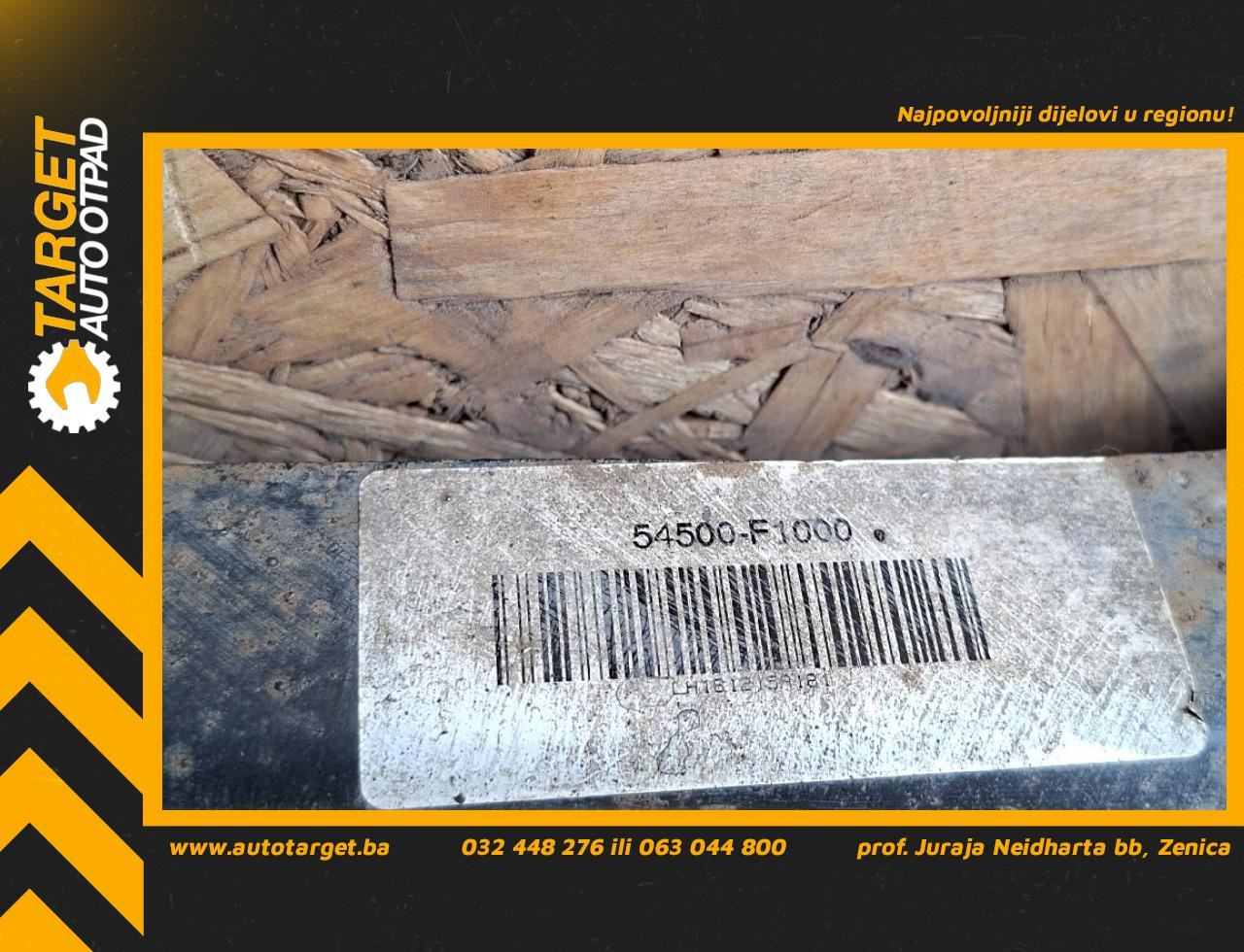 DIJELOVI LAFETA KIA SPORTAGE > 15-18 2.0 54500F1000