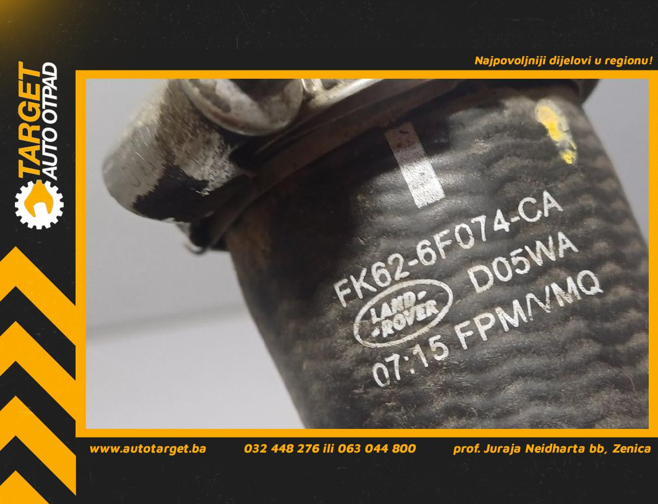 CRIJEVO INTERKULERA LAND ROVER RANGE ROVER SPORT > 13-17 FK626F07