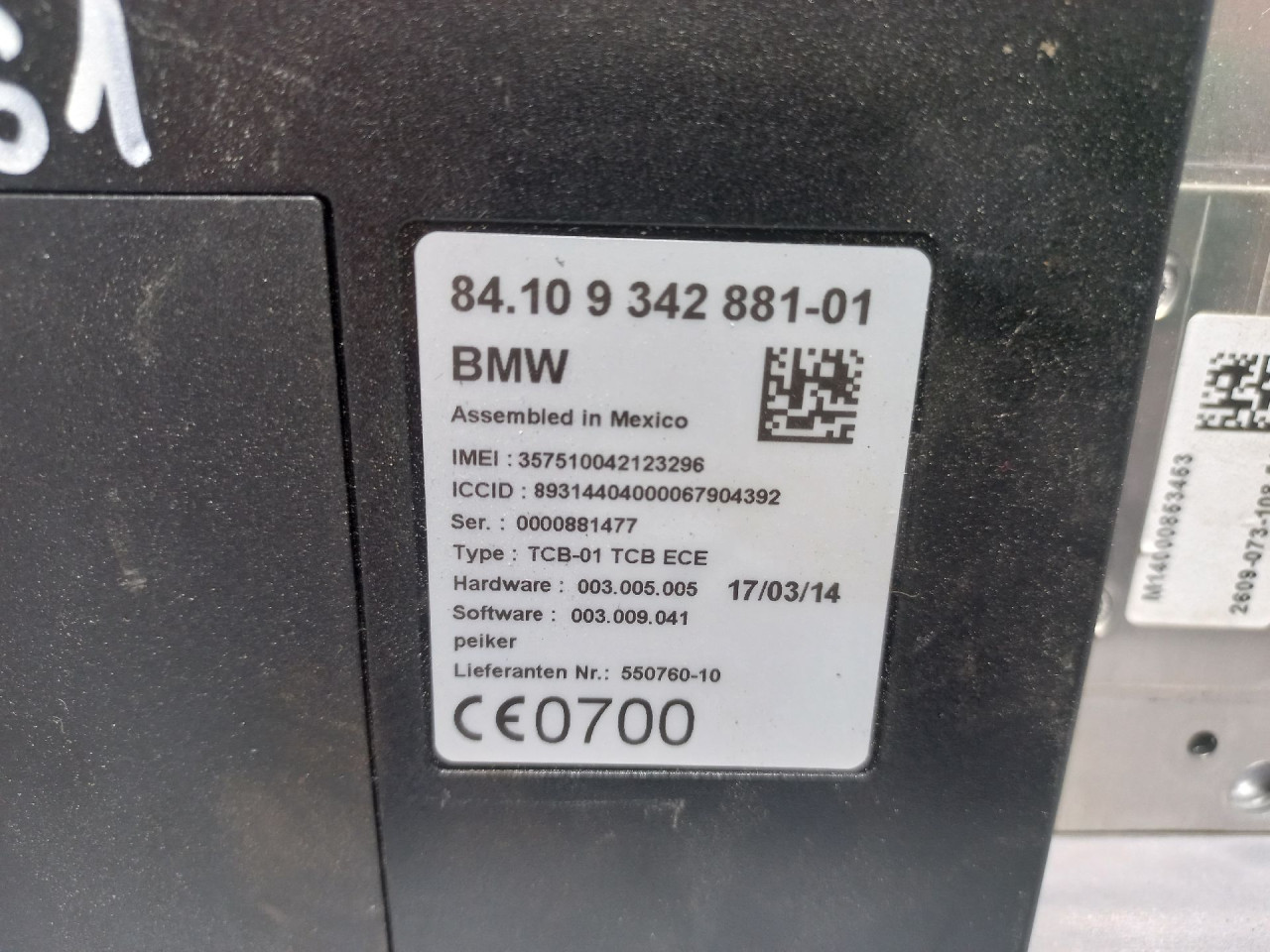 ELEKTRONIKA MODUL BMW SERIJA 3 (F30/F31) > 11-14 934288