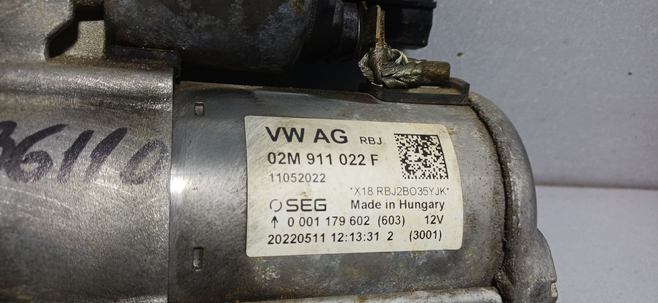 DIJELOVI ALNASER VW TIGUAN > 20- 1.5 02M911022F
