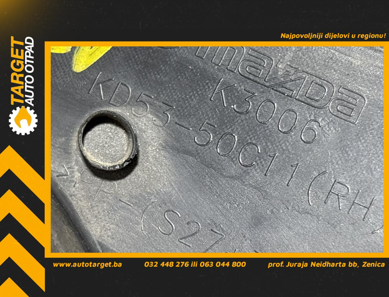 DIJELOVI RESETKA BRANIKA MAZDA CX5 > 12-15 2.2 KD53-50C11