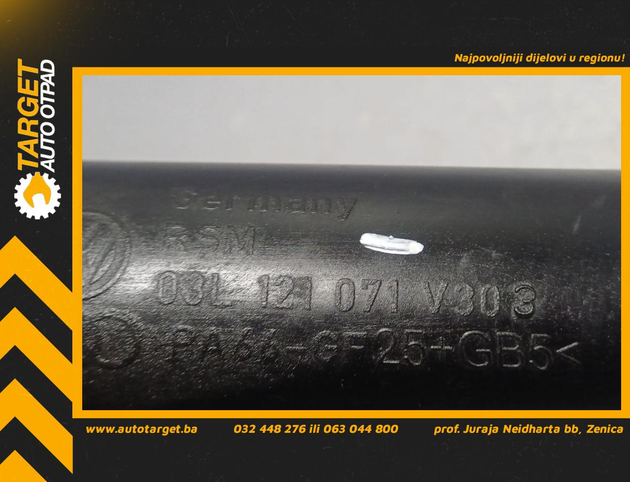 DIJELOVI CRIJEVO AUDI A4 (B8) > 07-11 2.0 03L121071