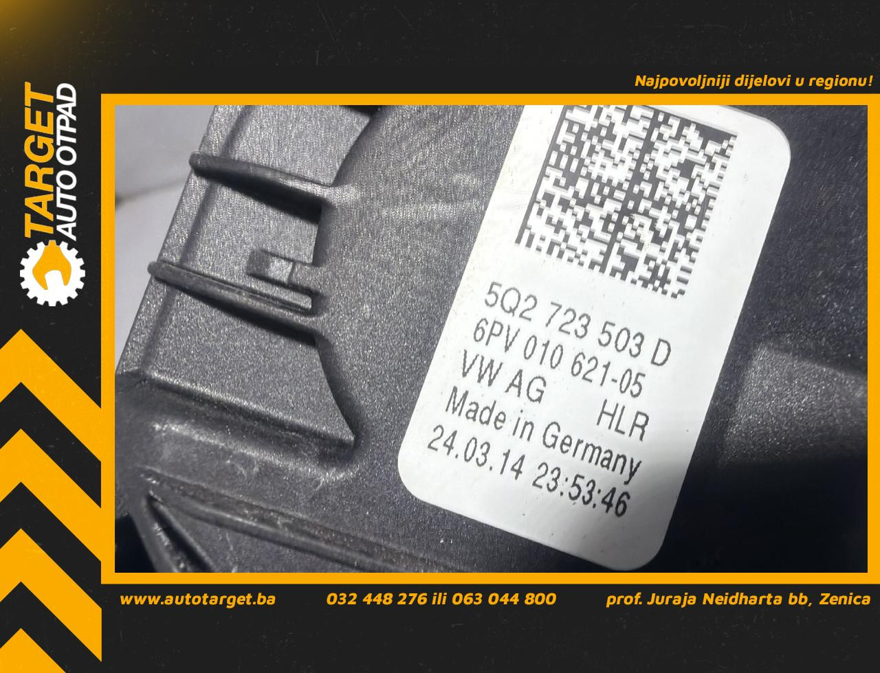 DIJELOVI PAPUCICA GASA VW GOLF 7 > 12-16 1.6 5Q0723503D