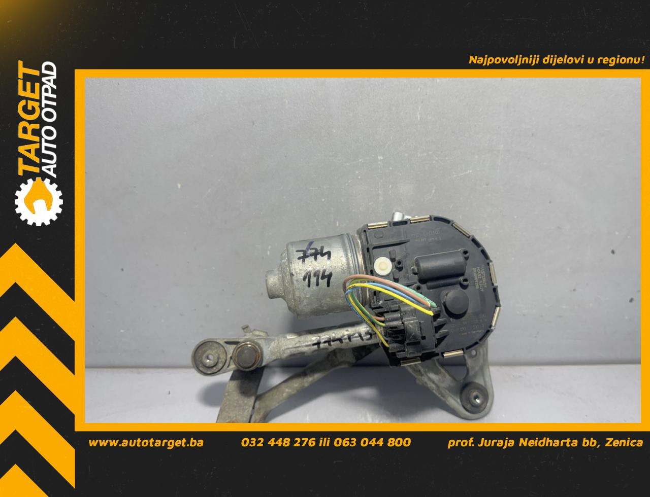 MOTORIC PREDNJEG BRISACA PEUGEOT 3008 > 09-13 1137328459