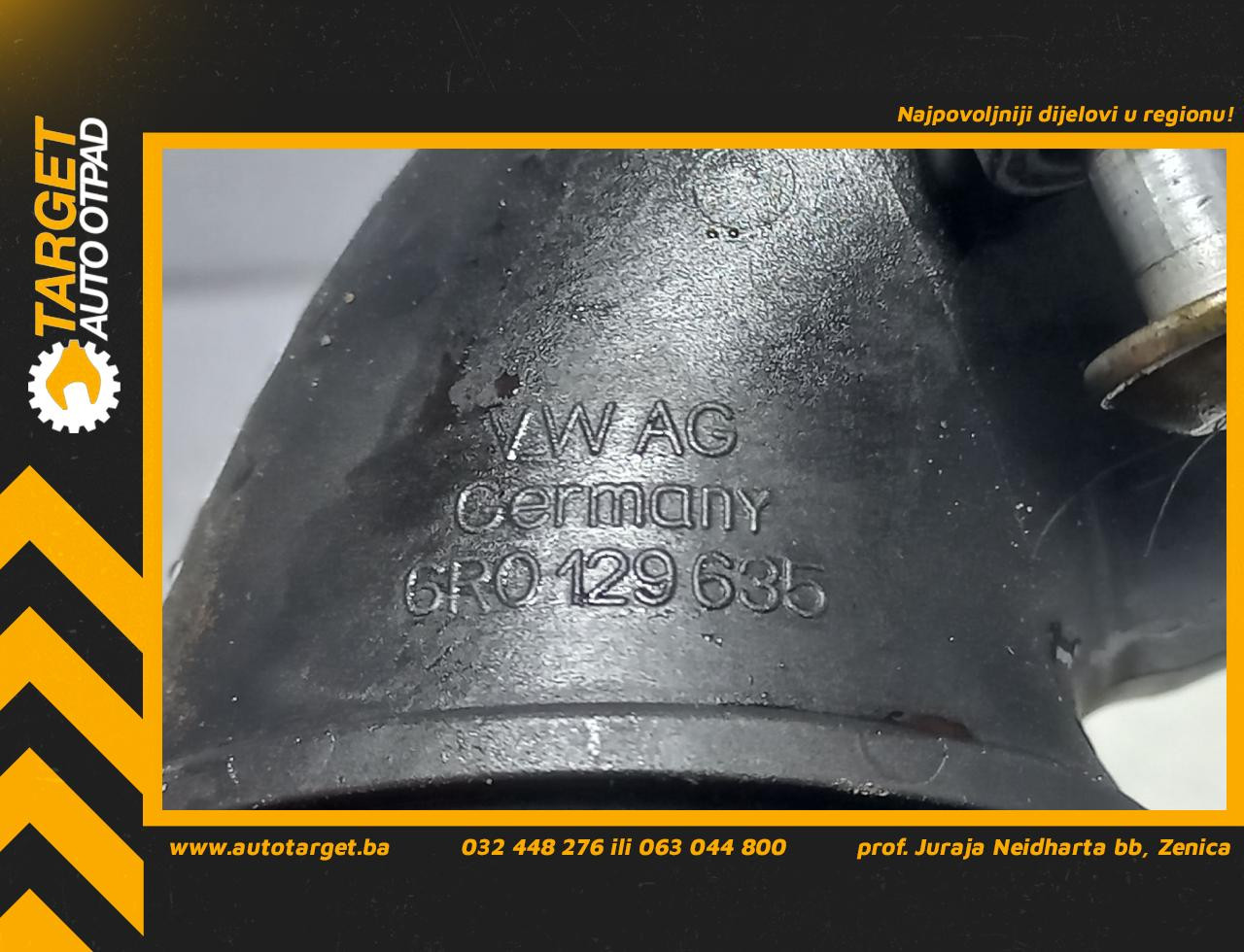 DIJELOVI CRIJEVO VW POLO > 09-14 6R0129635
