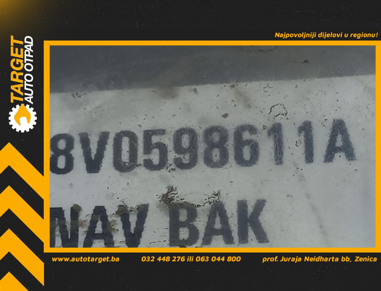 DIJELOVI LEZAJ TOCKA VW GOLF 7 > 12-16 8V0598611A