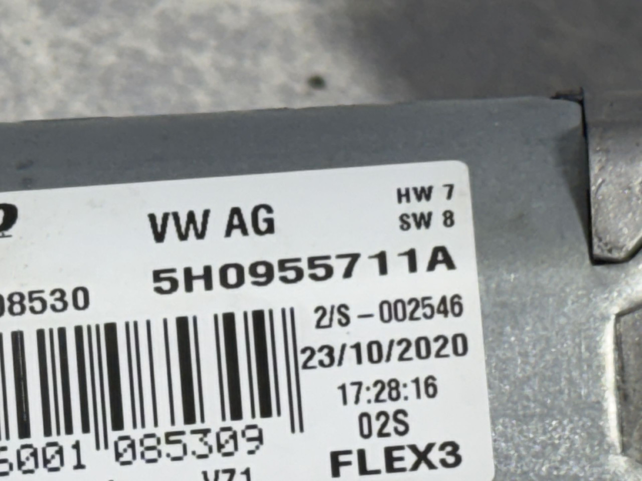 DIJELOVI MOTORIC BRISACA GEPEKA VW GOLF 8 > 19- 5H0955711A