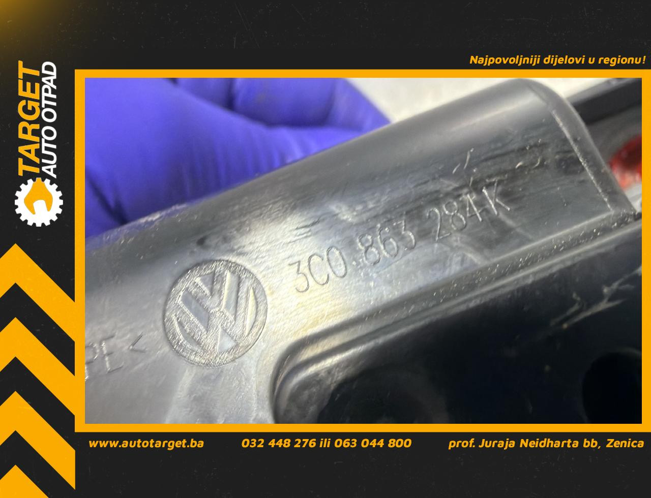 DIJELOVI PEPELJARA VW PASSAT B7 > 10-14 1.6 3C0863284K