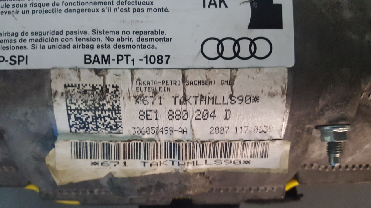 AIRBAG SUVOZACA AUDI A6 > 04-08 306059020